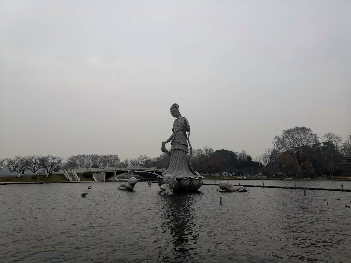 玄武湖 · 水中观音